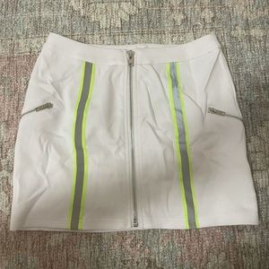 millau white mini skirt